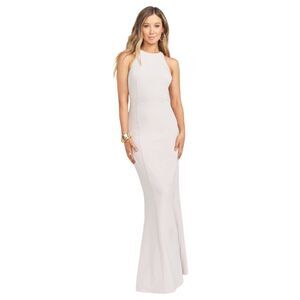 Show Me Your Mumu Chicago High Neck Gown, Show Me the Ring Stretch Crepe. XS-NWT